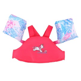 Cartoon Kids Pool Floats Swim Vest Life Jacket for Child Swiming Training Safety Swim AidRose Red