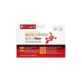 종근당건강 철분 엽산 비타민D 플러스 60캡슐 1개 Jongkundang Health Iron Folic Acid Vitamin D Plus 60 Capsules 1 Pack