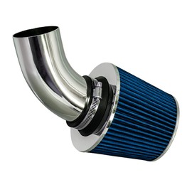Rtunes Racing Short Ram Air Intake Kit + Filter Combo BLUE Compatible For 03-06 PT Cruiser 2.4 L4 Turbo