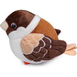 Sparrow Plush Toy,Realistic Stuffed Animal Plush, 12”Cute Lovely Bird Toy for Kids,Home Decoration…
