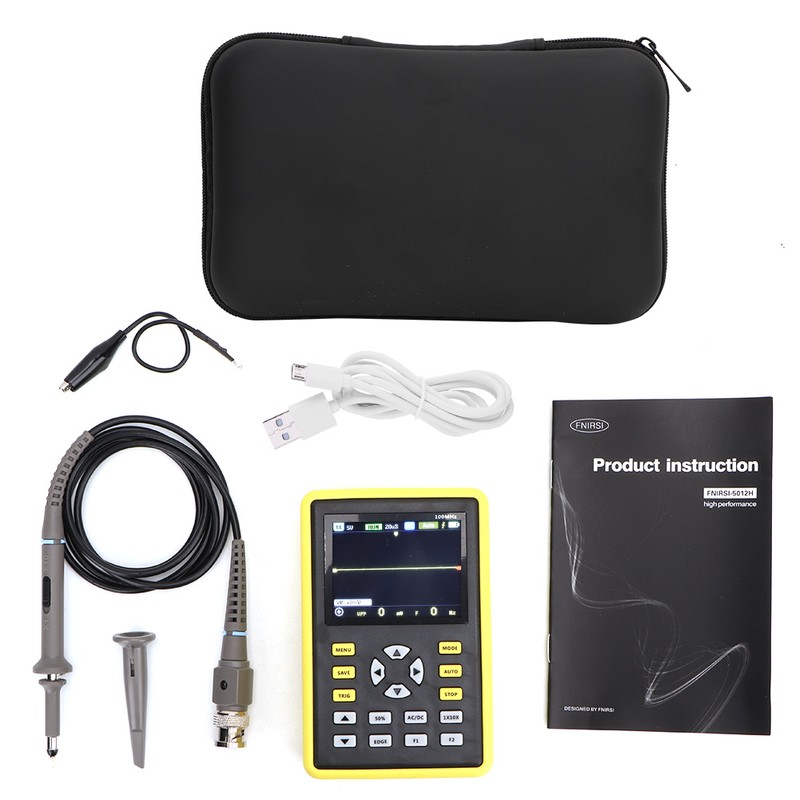 Handheld USB Portable IPS LCD Mini Digital Oscilloscope Multimeter Tester