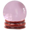 Feng Shui 40MM Multicolor Crystal Ball Asian Rare Natural Magic