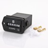 AIMILAR Mechanical Hour Meter AC 110V-250V for Small Engines, Boats,