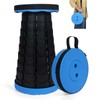gnisbis Upgraded Collapsible Stool, Folding Chair with Switch Lock -