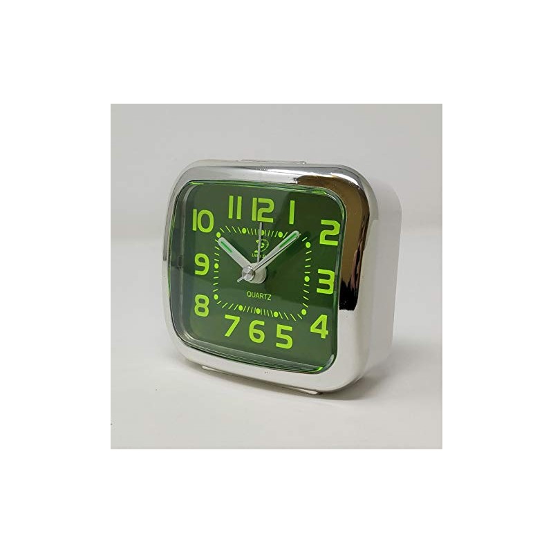 Little Star Alarm Travel Clock, Quiet Non Ticking with Snooze,