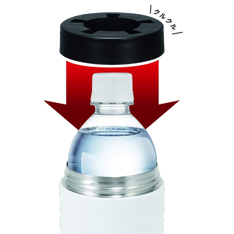 Kakusee XF-500 Plastic Bottle Holder, Vacuum, Double Stainless Steel, 16.9