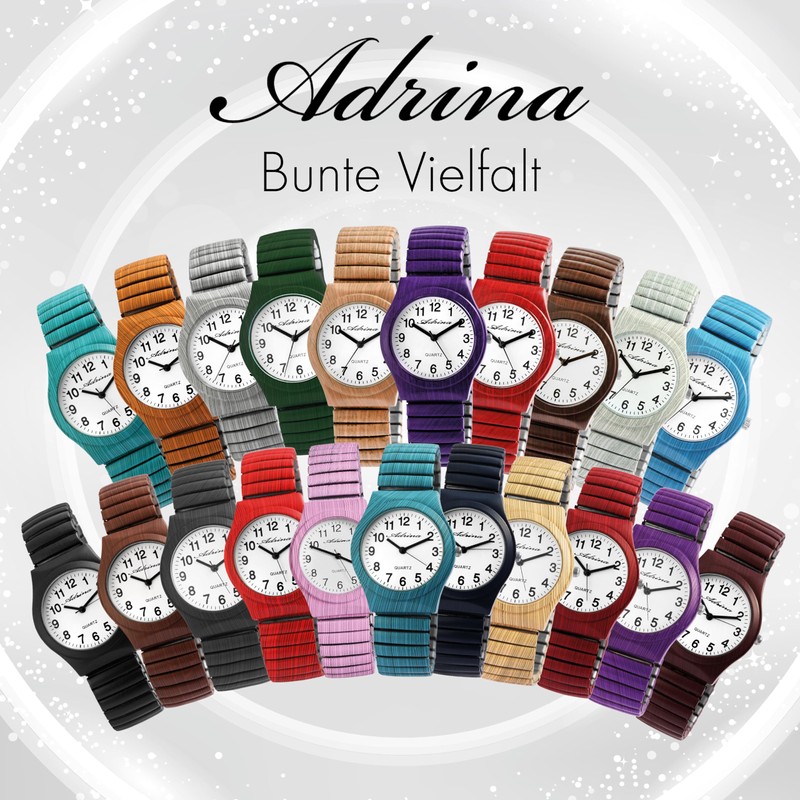 Adrina 1700045 Women's Watch with Strap Analogue Quartz Metal, Bracelet
