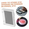 VICASKY 2pcs Magnetic Empty Eyeshadow Palette Versatile Makeup Organizer for
