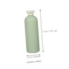 SHOWERORO Leakproof Hdpe Pp Squeeze Bottles for Travel Flip Cap