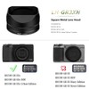 Haoge Metal Square Lens Cover for RICOH GRIIIX, GR3X and