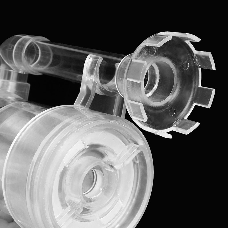 Transparent Aquarium Protein Fish Tank Collector Waste Filter Ornamental Fish