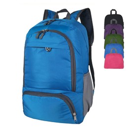 HYCOPROT 35L Packable Backpack Ultra Lightweight Foldable Rucksack Water Resistent Breathable Bag for Men Women Outdoor Camping Walking Hiking Climbing Travel Daypack (Blue)