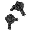 Stainless Steel Cufflinks for Men, Retro Style Celtic Cross Button