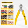 KATA 2Pack Micro Wire Cutters For Electronics Flush cutters, 6