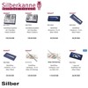 SILBERKANNE Lipstick Case 9 x 3 x 2 cm Premium