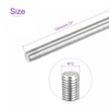 sourcing map 5 Pack M12 x 120mm Fully Threaded Rod