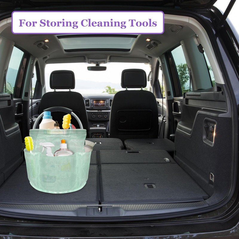IHOMAGIC 17L Cleaning Caddy for Cleaning Supplies, Foldable Tool Bucket