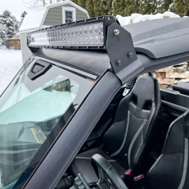 21st For 22-24 Can-am Commander 700 1000R Roof 42" Curved LED Light Bar Bracket Wire