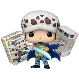 Funko Trafalgar Law (Anesthesia Sword with Hat) + Pop Protector: One Piece Pop! Animation Vinyl Figure (Bundled with ToyBop Brand Box Protector Collector Case Gift Set)
