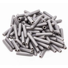 LUTER 100 pieces Dishwasher Rack Tine Prong Repair End Cover Caps Tip Caps Repair Tip Tine Kit Antirust?Gray