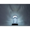 Crystal Christus 3D Laser Engraved Statue & LED Lighted Base