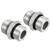 PATIKIL G1/2 x G1/2 Male Threaded Pipe Adapter Fitting Hex