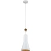 Lucas Mckearn Etoille Steel Large White Pendant with Star PD00115W-1