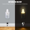 Emotionlite 4PCS Warm LED Night Lights Plug-In Dusk to Dawn
