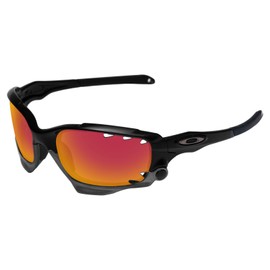 LenzReborn Polarized Lens Replacement for Oakley Jawbone Vented Sunglass - Fire Red - Polarized Mirrored