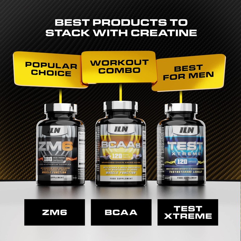 Creatine Capsules - 4,200mg per Serving x 40 Servings -