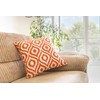 TreeWool (2 Pack Ogee Ikat Accent Cotton Canvas Cushion Covers