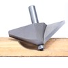 Akylin 60 Degree Extra Large Chamfer Router Bit,1/2" Shank,1-3/4" Cutting