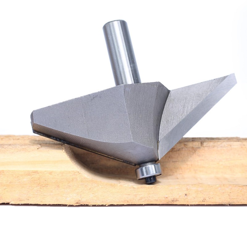 Akylin 60 Degree Extra Large Chamfer Router Bit,1/2" Shank,1-3/4" Cutting