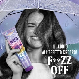 Aussie Frizz Off 24H Frizz Ease Siero Leave-In 160ml, Mantiene A Bada L'Effetto Crespo E L'Umidità, Idrata, Leviga E Protegge Anche I Capelli Dal Calore