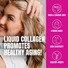 PROSUPPS Amino23 Liquid Collagen Shots, 23g Collagen Protein Promotes Exercise Recovery, Healthy Skin, Hair, Nails & Join Support, Berry