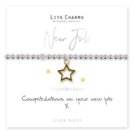Life Charms New Job bracelet