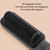 Hair Straightener Brush 3D Teeth Multi Temp Modes PTC Uniform