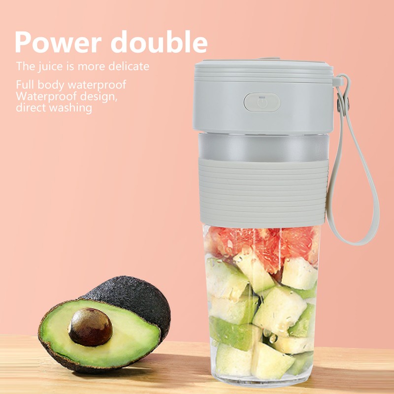 300ml Portable USB Rechargeable Mini Juicer Fruit Extractor Blender for