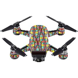 MightySkins Skin Compatible with DJI Spark Mini Drone – Color Bridge | Protective, Durable, and Unique Vinyl Decal wrap Cover | Easy to Apply, Remove, and Change Styles | Made in The USA