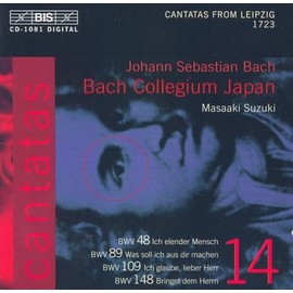 Bach: Cantatas, Vol 14 (BWV 148, 48, 89, 109) /Bach Collegium Japan · Suzuki