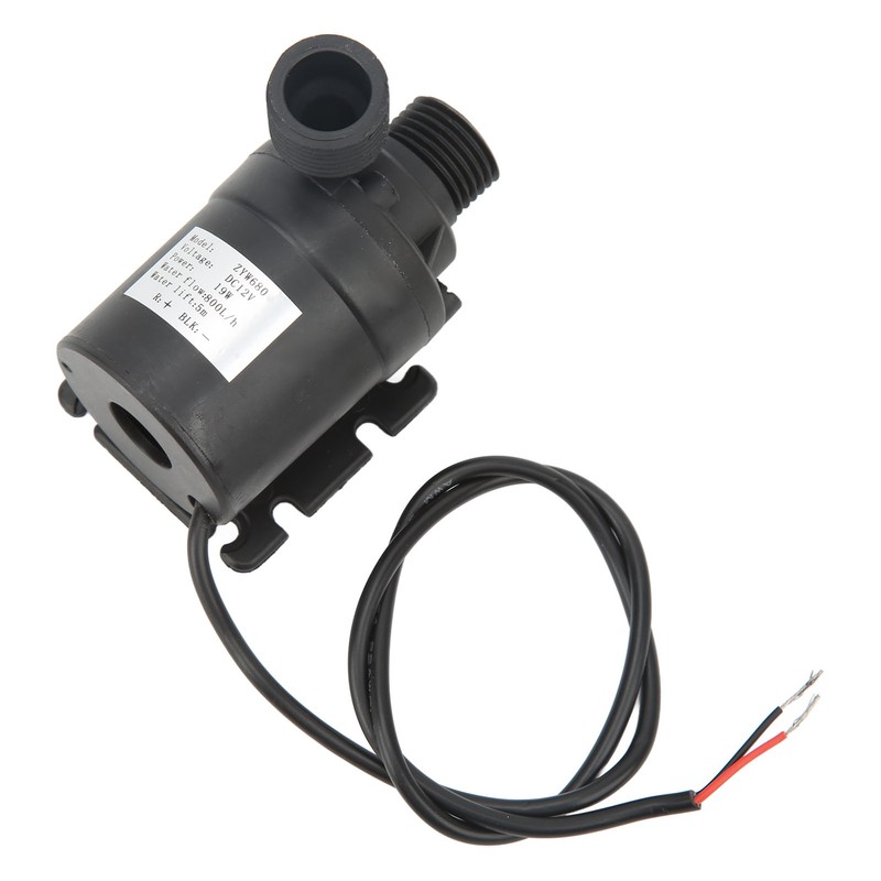 Brushless Water Pump DC12V 16.4ft Lift Height I68 Waterproof Low