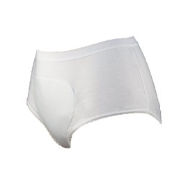 LADIES FULL INCONTINENCE BRIEF - WHITE