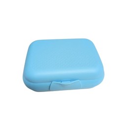 Tupperware Twin Größe 2 Brotdose Sandwichbox Kindergarten Dose (hellblau Gr. 2)