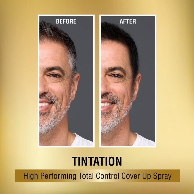Red by Kiss Tintation Temporary Hair Color Spray, Instant Gray