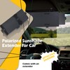 Polarized Sun Visor Extender for Car with PC Lens &