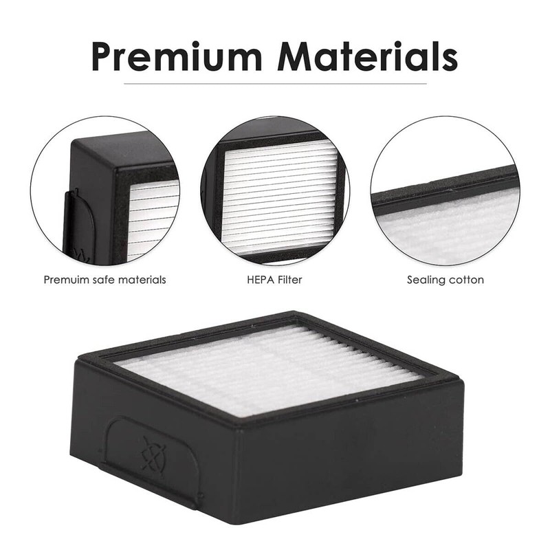 4 pack Replacement HEPA Filter Compatible for iRobot Roomba Combo