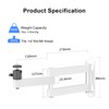 suptek Foldable Projector Wall Mount Universal Adjustable Wall Projector Mount