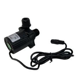 SHYSKY DC40F-2460 Micro Brushless DC Water Pump 24V 28W, 253GPH 19ft, Waterproof, 1/2 inch threaded ports, Safe Low Noise Stable Long-term Work, Submersible or Land Use, For Small cooling, gardening
