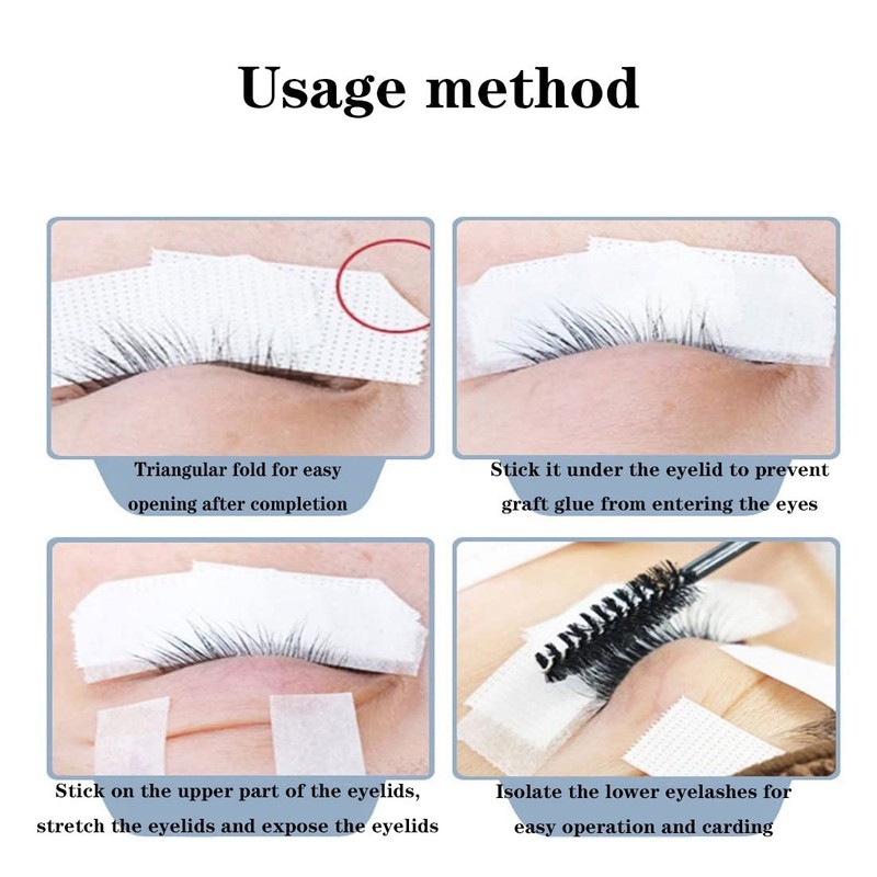 4 Rolls of Eyelash Tape Eyelash Extension Tape Eyelash Insulation
