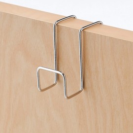 MUJI 38755593 Stainless Steel Door Hook, Width 1.4 x Depth 2.4 x Height 2.4 inches (3.5 x 6 x 6 cm), Silver